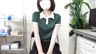 激かわ女子大生を開発。自ら美巨乳揉ませ。おっぱい舐め・M字パンツ食い込み手マンで喘ぎ声と絶頂【素人チカンセクハラ診察㉚】 jav jvip ipcam