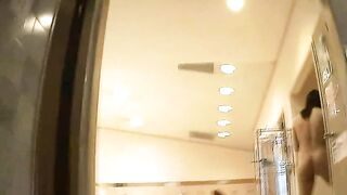 【JK風】部活で引き締まった体は最高♥合宿先ホテル♥集団女子風呂 5 ipcam 2 (2)