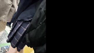 梟の痴漢報告060（帰宅ラッシュの最強で幼い青チェに連日痴漢3回目！囲まれて揉みくちゃに！集団痴漢編） jav jvip