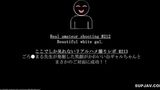 FC2PPV 4879175 ♀213 たぶんあのごろ●まる先生が発掘した笑顔がちょーかわいい白ギャルちゃんとまさかの生性交渉の機会をゲット！まっしろなせいしをたっぷり注入♡ ★特典で無修正 jav