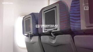 SNOS-180 Late-night flights with few passengers are sexual compensation flights for beautiful flight attendants - Riri Nanatsumori Censored