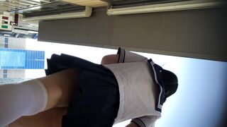 [4Kｴﾝｺ] 2JZのろーあん セーラー服白ニーソ!!(修正版 voyeur jp 160526