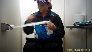 新Tennis⑯ ４名収録！マ〇コ丸見え娘&下半身丸出し娘&美少女ちゃんも(^o^)／ voyeur jp 170526