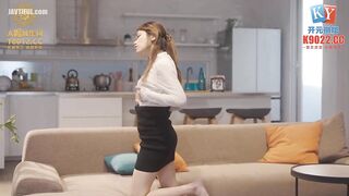 XSJKY-071 Cuckold Husband Makes Young Wife Blindfolded And Fucked JAV