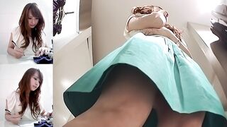 22-青緑スカート店員さん-白パンツ voyeur jp 01-200526