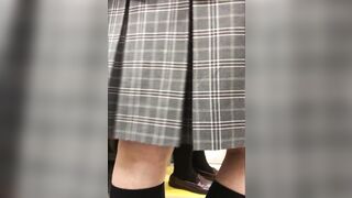 下から-人気制服ｊｋ接写編ｐａｒｔ４-突っ込み voyeur jp 01-230526