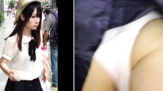 full-hd-黒髪ロングの少女ヲタロリ系jd-生脚スカートを階段めくり逆さ撮りで voyeur jp