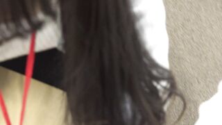 胸ちら 乳首 職場のあざとい後輩 営業事務の女の子 voyeur jp